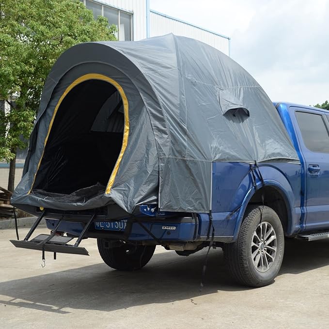 Truck Bed Tents, Pickup Truck Tent For 2 Person, Waterproof PU2000mm Double Layer & Windproof Portable Truck Bed Tent For Camping & Hiking (Color : 8.5FT)