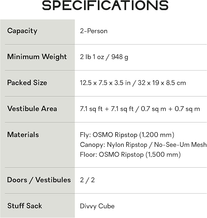 NEMO Equipment Hornet OSMO Ultralight Backpacking Tent