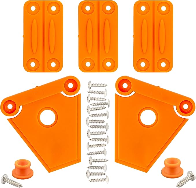 NeverBreak Parts - Igloo Cooler Replacement Parts - Large Repair Kit | High Strength Igloo Cooler Hinges Replacement with Latches | Ice Chest Repair Kit