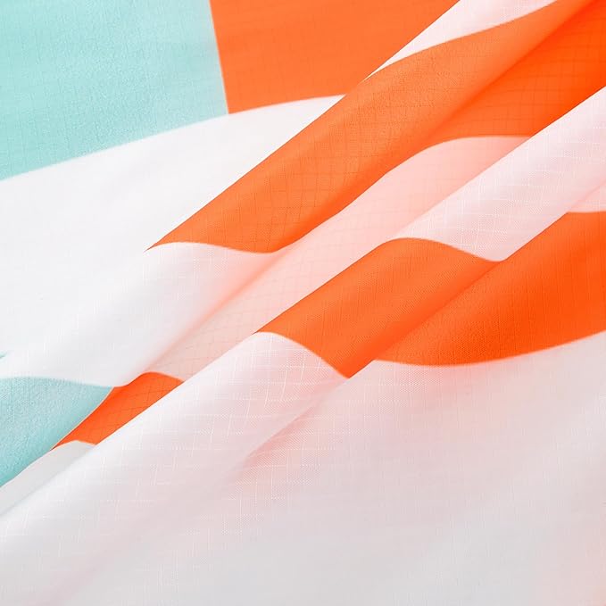 Beach Blanket Waterproof Sandproof, 78”x 86” Outdoor Beach Mat for 1-4 Adults, Quick Drying Foldable Sandfree Picnic Blanket with Stakes & Pockets for Travel, Camping, Hiking, Festival