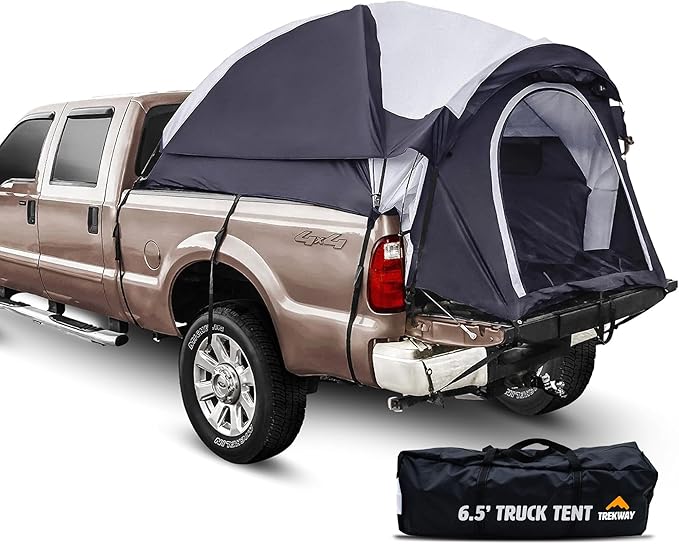 Offroading Gear 6.5ft Truck Bed | Tailgate Camping Tent | Waterproof | Compatible with F150| Ram| Sierra| GMC| Nissan| Etc.