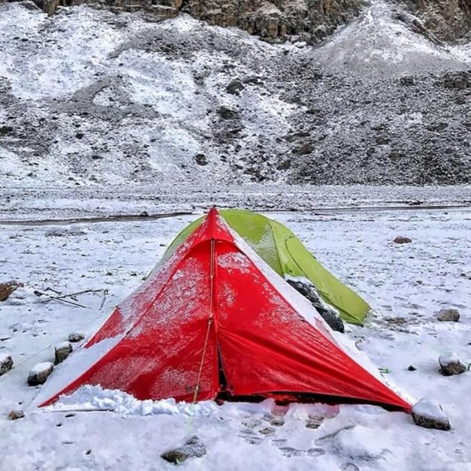 ASTA Gear Fengyin 2 Pyramid Tent,Portable Ultralight Tent Waterproof 1-2 Person for Outdoor,Camping,Hiking,Backpacking