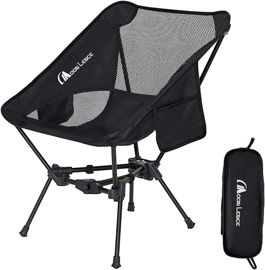 MOON LENCE Portable Camping Chair Backpacking Chair - The 4th Generation Ultralight Folding Chair - Compact, Lightweight Foldable Chairs for Hiking Mountaineering, Beach
