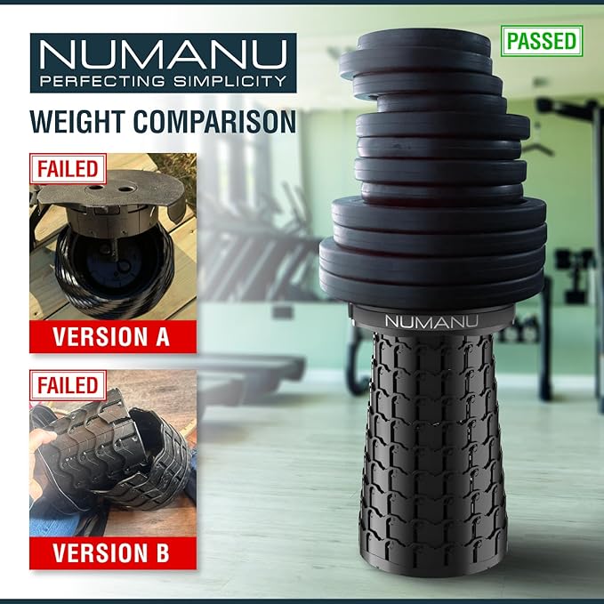 NUMANU 19.7" 2025 Upgraded XXL Collapsible Stool, Cushion & Carry Bag, 1000lbs Capacity 2.7-19.7"H, Heavy Duty Portable Telescopic Seat, Retractable Folding Chair or Travel Footrest, Gift for Outdoors