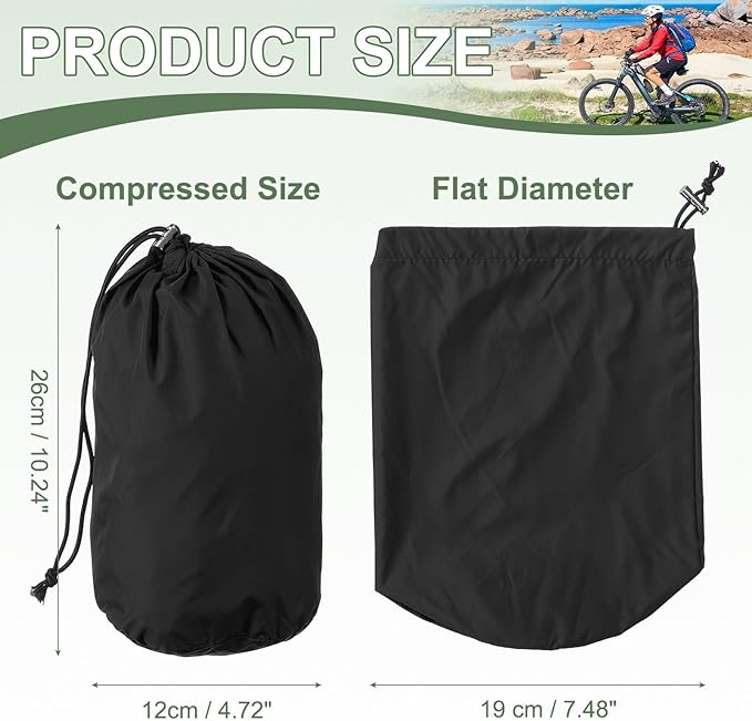 Stuff Sack, Sleeping Bag Storage Sack, Waterproof Outdoor Storage Ultralight Portable Drawstring Storage Bag