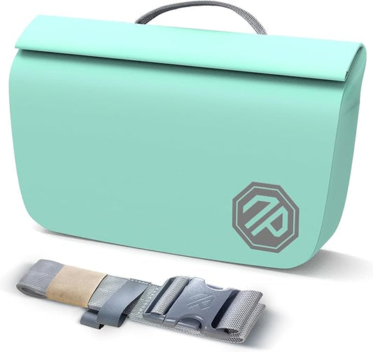 niphean IPX7 Waterproof Fanny Pack with Magnetic One-Hand Closure, Durable Waterproof Dry Bag, for Kayaking, Paddle Boarding, Beach Cruise Essentials, 2.5L Phone Pouch Dry Bags for Men Women, Mint