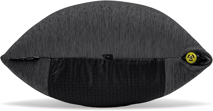 NEMO Equipment Fillo King Luxury Camping Pillow - Black Pearl/Birch Bud - One Size