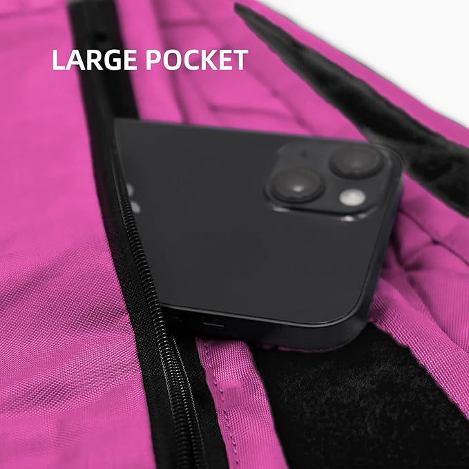 Outdoor Waterproof Blanket, Foldable Fleece Stadium Blanket for Outdoor Sports Event, Camping, Car, Pet, Picnics - Windproof, Wearable, Machine Washable 80" x 58" (Rose Purple)