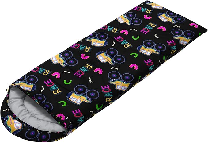 Sleeping Bags for Adults and Kids Camping Sleeping Bags for Girls and Boys Lightweight Waterproof Cold/Warm 3-Season Outdoor Travel with Compression Bags