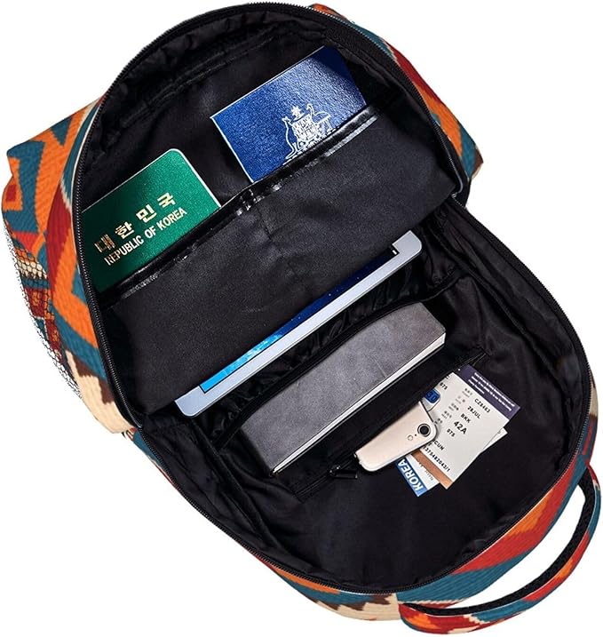 Daypack Lightweight Multipurpose Anti-Theft Indiana Western Southwest Mesas Shoulder Bag Large Capacity Laptop Book Bag Rucksack With Adjustable Shoulder Straps