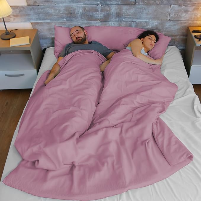 Sleeping Bag Liner,Travel Sheet & Adult Sleep Sack, Camping Sheets Travel Sleep Sack for Backpacking,Hotels & Hostels -Lightweight Single &Double Travel Sheet Camping Sheets