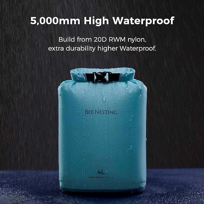 Bee Nesting Waterproof Dry Bag Lightweight Dry Sack Marine Dry Bags Suitable for swimming,kayaking,rafting boating, surfing, outdoor travel, mountaineering,hiking