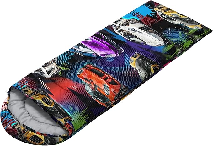 Sleeping Bags for Adults and Kids Camping Sleeping Bags for Girls and Boys Lightweight Waterproof Cold/Warm Sleeping Bag for 3 Season