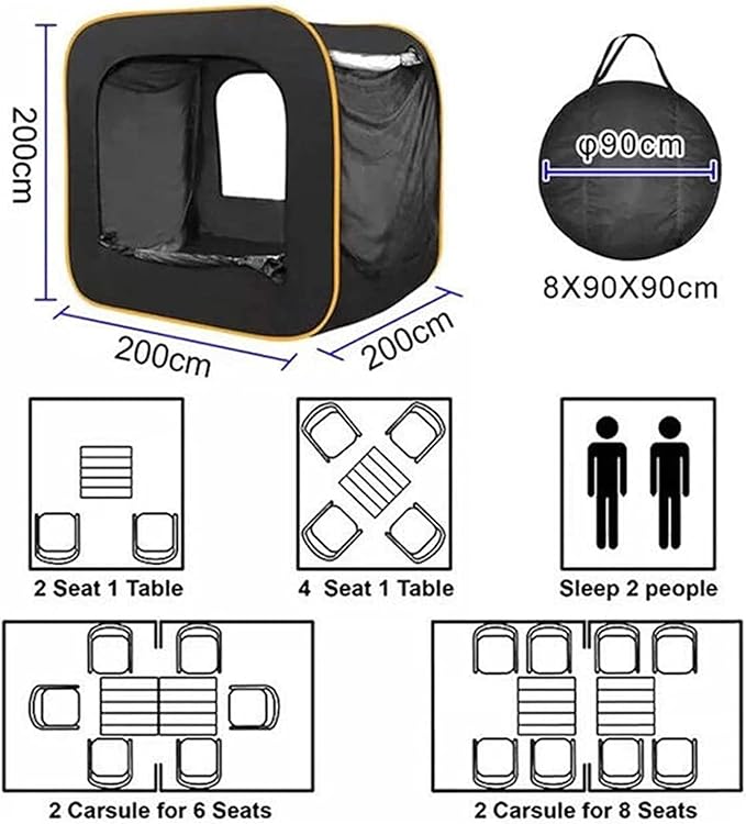 Camping Tent Scar Tents for Vehicles Tailgate Awning Tents, Car Camping Rear Tent with Rain Layer and Carry Bag, Pop-Up Truck Bed Tent for Camping, Accommodate, Tra