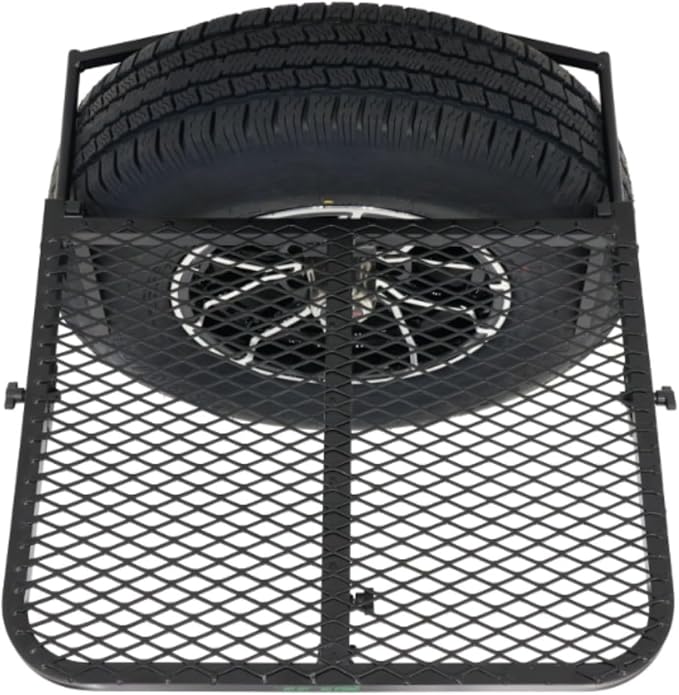Tire Table Medium Aluminum Camping Table for Camp, Travel, Tailgating, Overlanding and Outdoor Work | Easily Holds 50 Pounds | Installs Within Seconds | 29" x 23" x 1.5"
