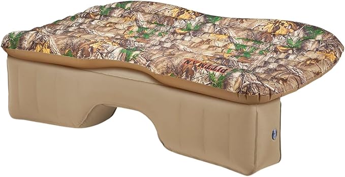 Pittman Outdoors - PPI CMO_TRKMAT AirBedz Rear Seat Air Mattress for Trucks and SUVs with Portable DC Air Pump, Realtree Camo