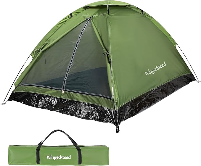 1-2 one Person Two Persons Small Camping Tents for Hiking with rainfly, Esay Set up Dome Tent with Carrying Bag,Basic Portable Camping Small Tents for Backpacking