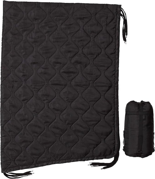 USGI Industries Military Woobie Blanket | Thermal Insulated Camping Blanket, Poncho Liner | Large, Portable, Insulation, Water-Resistant, for Hiking, Survival | Compression Carry Bag