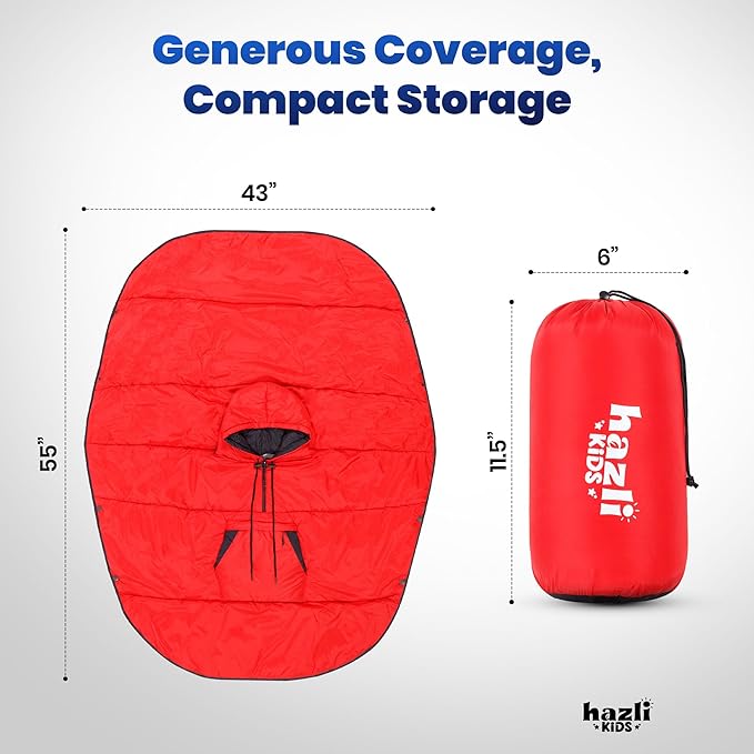 Comfortable Wearable Stadium Blanket - Camping Poncho - Large Outdoor Hooded Windproof Sports Blanket