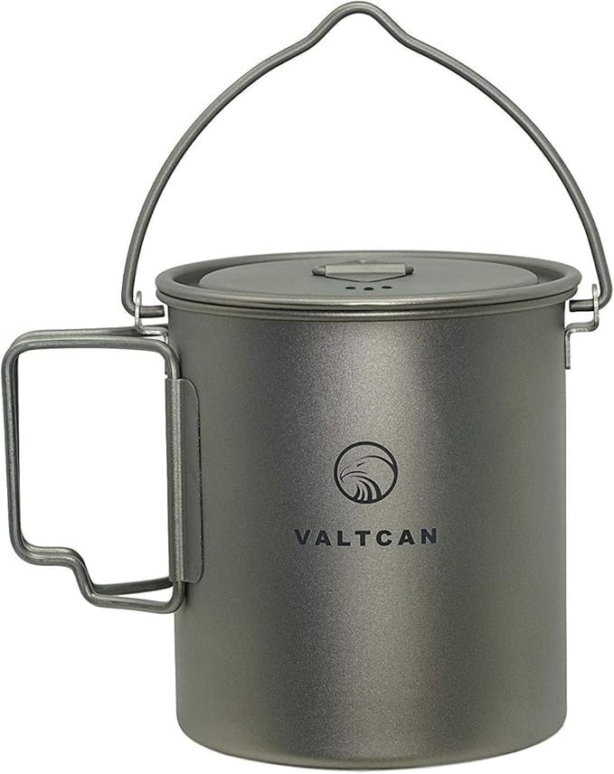 Valtcan 750ml Titanium Pot Backpacking Mug 25.4 oz