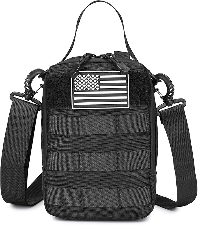 ATBP Tactical Soft Cooler Sholder Bag for Militray Backpack 6 Cans Insulated Cooler Molle Pouch for Picnic, Beach, Work, Trip, Camping