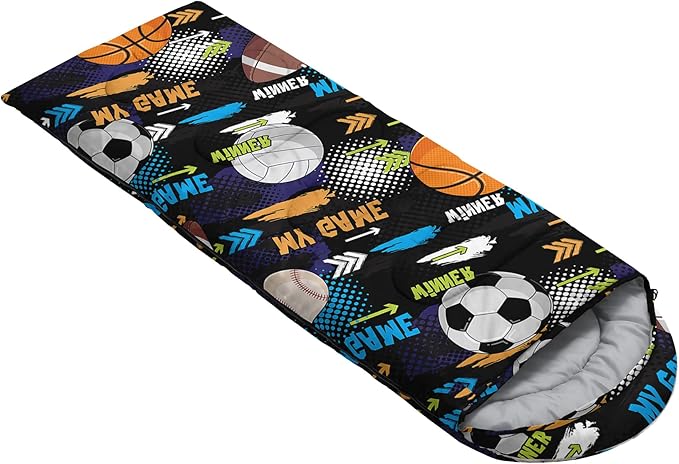 QOOMO Camping Sleeping Bags,3 Season Warm & Cool Weather,Lightweight,Waterproof Sleeping Bags for Adults & Kids,Traveling,and Outdoors,Camping Gear Equipment