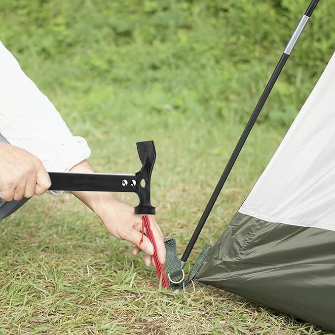 20pcs Tent Stakes,AVOFOREST 7.1 inch Ultralight Aluminum Ground Stakes Rustproof Portable Tent pegs,Camping Stakes for Beach,Garden,Hiking (Red)