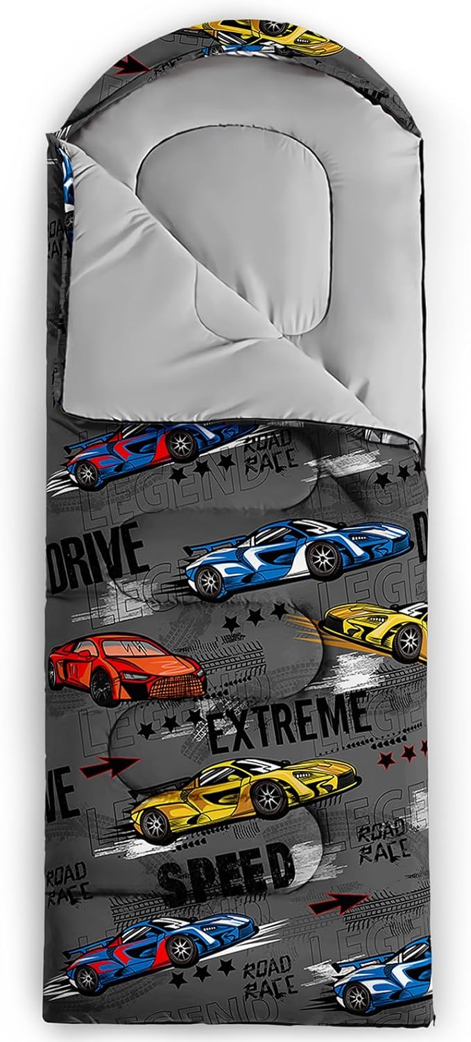 Print sleeping bag,sleeping bags,Outdoor Camping Sleeping Bag，Suitable For Children Boys And Girls Portable,Waterproof,Compact And Lightweight,Great For Outdoor Camping,Backpacking And Hiking