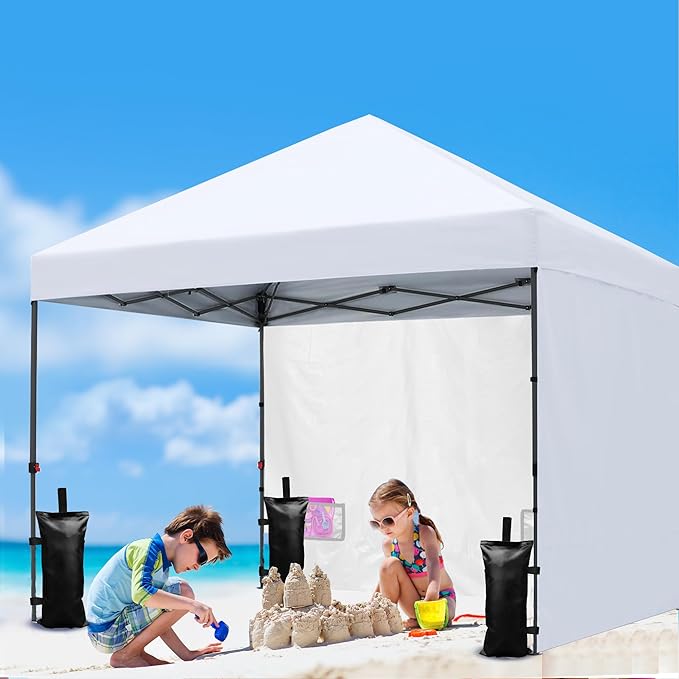 16 Pack SANWAY 448 LBS Sand Bags for Canopy (Unfilled)-Portable and Durable to Secure Tents, Canopies, and Umbrellas (Black)