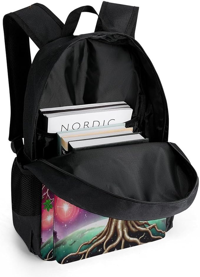 Rucksacks Lightweight Multipurpose Anti-Theft Mystery Tree Of Life Fantasy Magic Art Shoulder Bag Large Capacity Business Computer Bag With Smooth Zippers