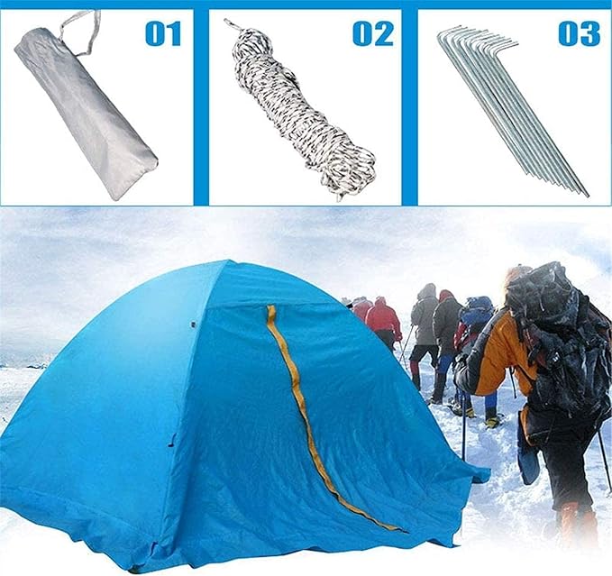 Products Tents for Camping Tent Season 4 Dome Tent Stand-Alone Wind and Waterproof Hiking Camping Backpack Mountaineering Tent Portable Design for Backpacking Fishing
