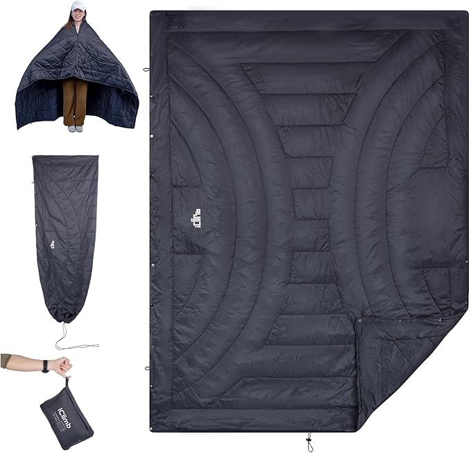iClimb 3M Thinsulate Insulation Warm Camping Blanket Ultralight Compact