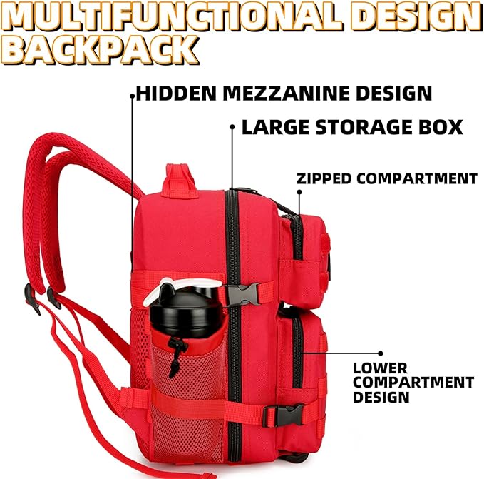 9L Mini Tactical Backpack for Men and Women Tactical Backpack Small for Hiking Small Tactical Bag Fitness Pack