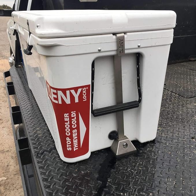 DENY Security Lock & Bracket Set SA-19 - YETI Tundra 155,160,250qt Coolers