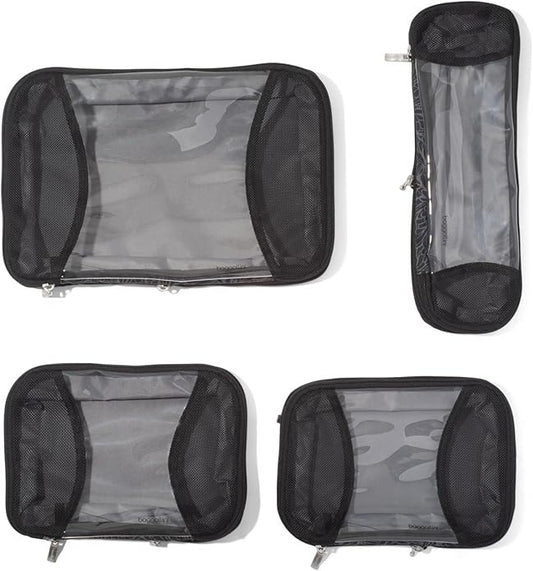 Baggallini Compression Cube 4-piece set - Lightweight Compression Packing Cubes for Travel