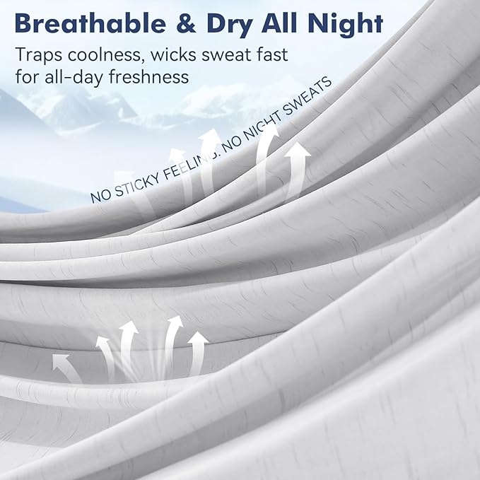 Elegear Cooling Blanket for Hot Sleepers, Double-Sided Arc-Chill® 3.0 Cooling Tech, Q-Max >0.5 Cool to Touch Cooling Blankets, Soft Breathable Summer Blanket for Night Sweats & Hot Flashes, King