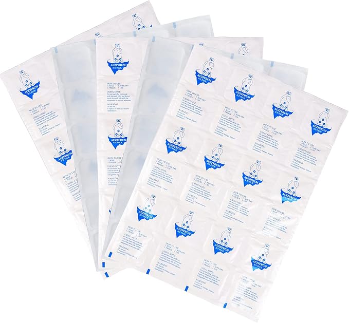 Reusable Ice Packs for Cooler Dry Ice Pack for Shipping Frozen Food & Perishables Storage & Mailing | Leak-Proof Long Lasting Cold Freezer Ice Packs for Lunch Bags & Insulated Boxes