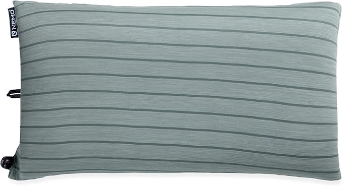 NEMO Equipment Fillo Wide Camping Pillow - Silt Stripe - One Size