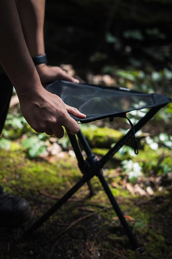 Hillsound BTR Stool for Ultralight Backpacking & Hiking, Lightweight Camping Chairs, Compact Portable Outdoor Seat