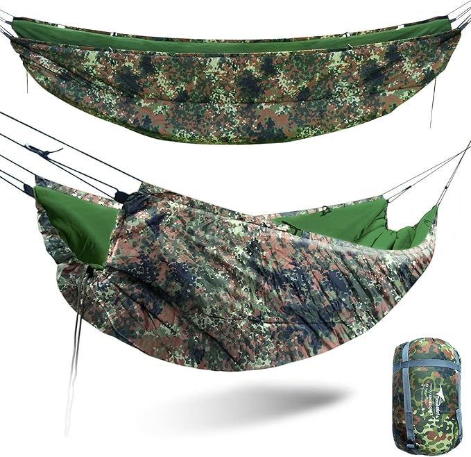 Hammock Underquilt for Camping Hammock, Warm Insulation Ultralight 4 Season Under Quilt for Hammocks, Portable for Hiking, Backpacking
