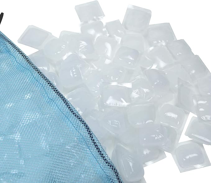 Cooler Cubes 5 lb Bag of Ice - Refreezable Reusable Ice Cubes