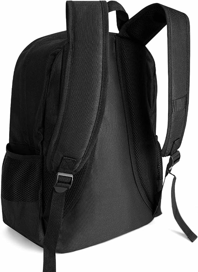 Supdreamc Men Women Polyester Psychedelic Trippy Mushrooms Art Daypack Big Capacity Shoulder Bag With Adjustable Shoulder Straps for Camping Travel Walking Cycling