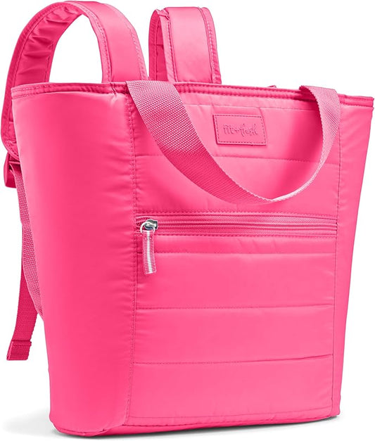 Fit & Fresh Carefree Cooler Collection – Insulated, Leakproof, Water-Resistant Tote & Mini Sling Bag for Summer Pool & Travel