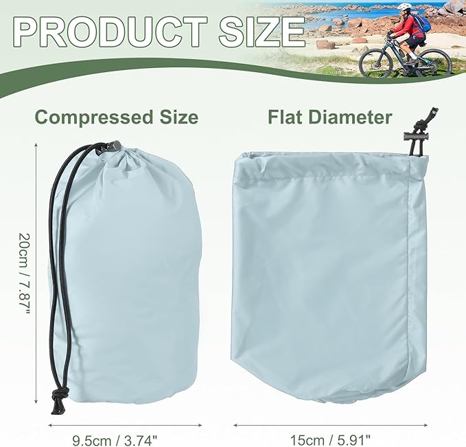 Stuff Sack, Sleeping Bag Storage Sack, Waterproof Outdoor Storage Ultralight Portable Drawstring Storage Bag