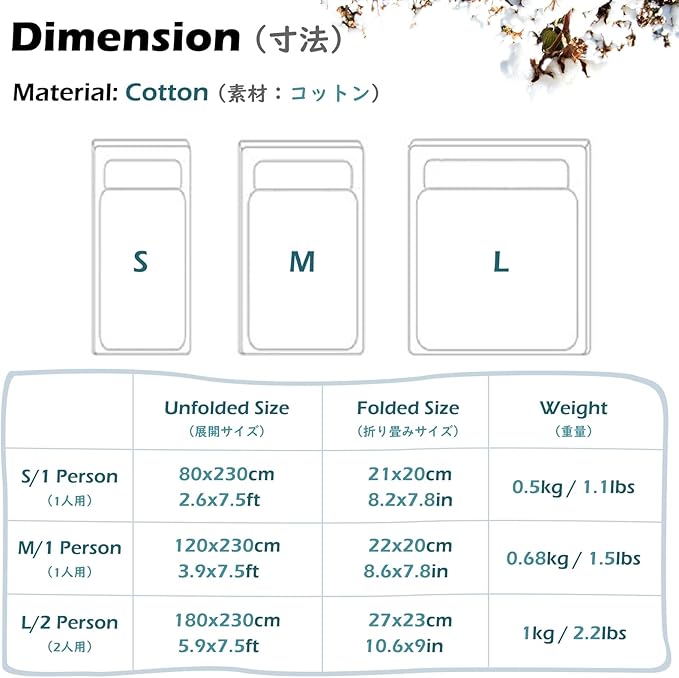 TRIWONDER Sleeping Bag Liner Cotton Camping Travel Sheet Sleep Sack Adult for Hostels Outdoor Picnic Planes Trains