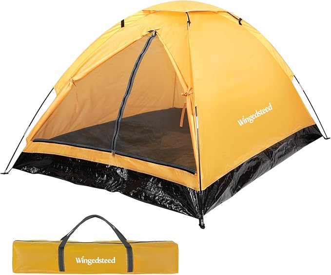 1-2 one Person Two Persons Small Camping Tents for Hiking with rainfly, Esay Set up Dome Tent with Carrying Bag,Basic Portable Camping Small Tents for Backpacking