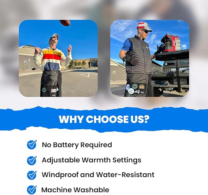 Mozy Wearable & Weatherproof Outdoor Blanket – Lower-Body Thermal Wrap for Superior Warmth