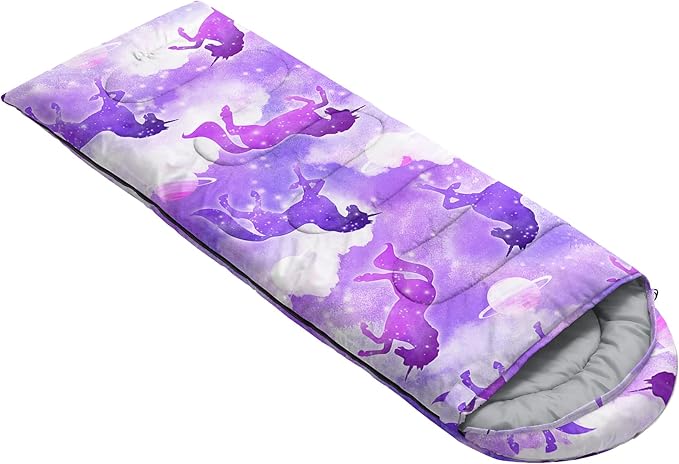 QOOMO Camping Sleeping Bags,3 Season Warm & Cool Weather,Lightweight,Waterproof Sleeping Bags for Adults & Kids,Traveling,and Outdoors,Camping Gear Equipment