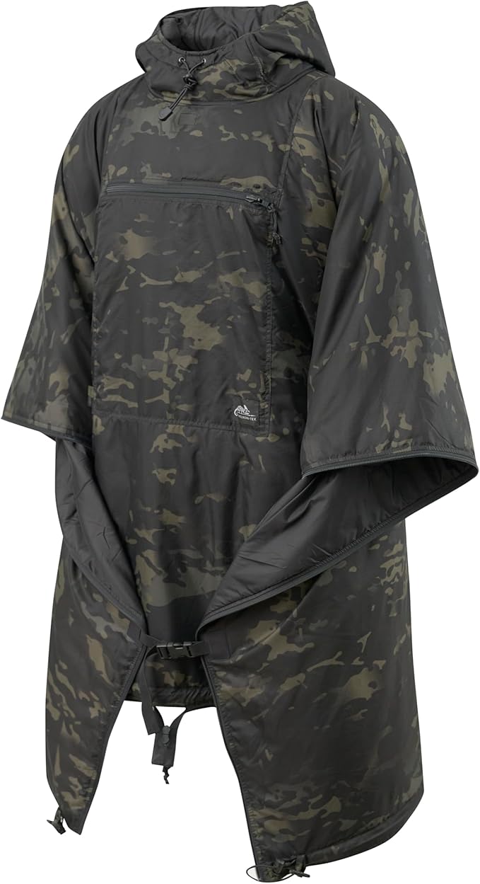 Helikon-Tex Swagman Roll Military Poncho - Multi-purpose Poncho & Emergency Poncho - Survival Gear - Woobie Blanket & Jacket