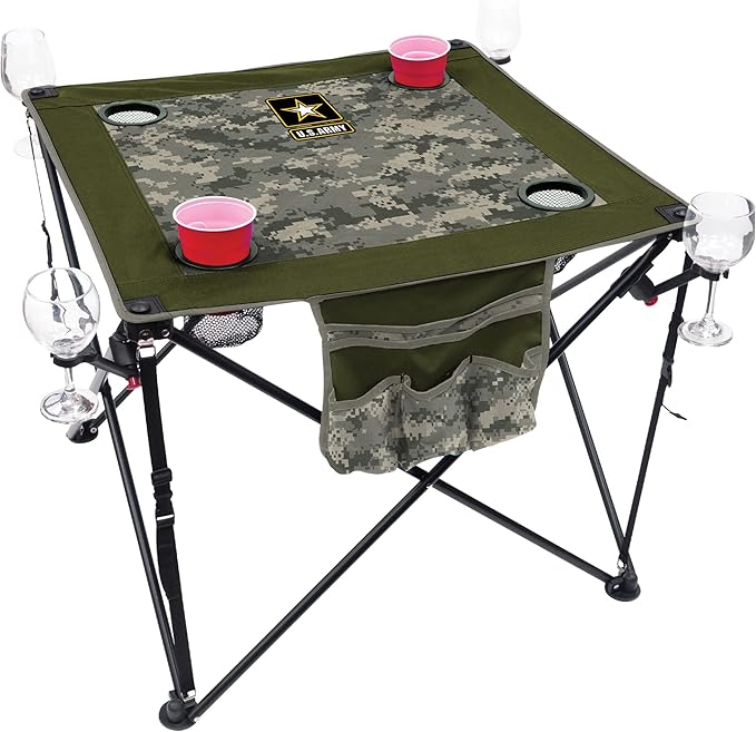 Creative Outdoor Folding Wine Table | Portable | Camping Beach Picnic & Patio
